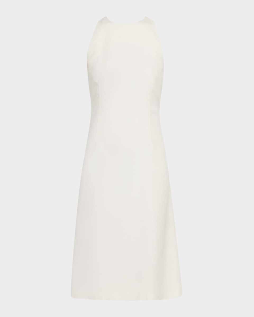 Sandie Textured Tussah Crisscross Dress